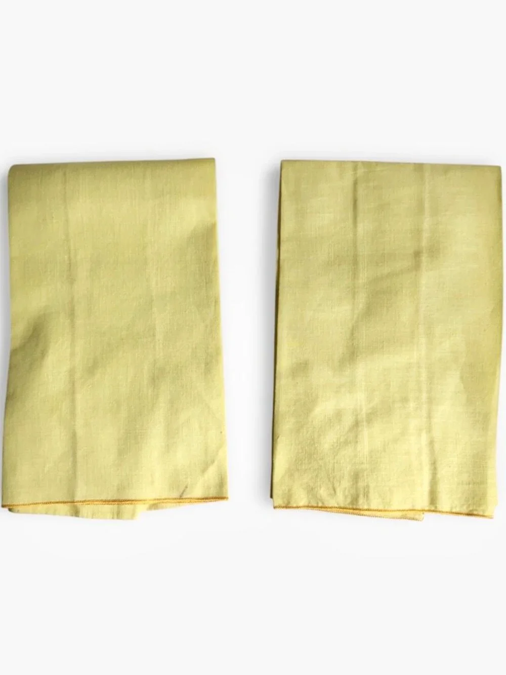 Vintage His and Hers Vintage Linen Embroidered Hand Towels